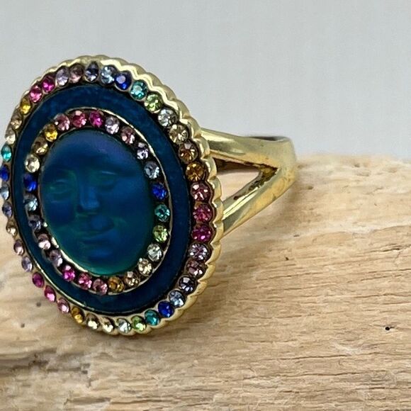Kirks Folly Seaview Moon Rainbow Bridge Ring Size 7 - Picture 9 of 12